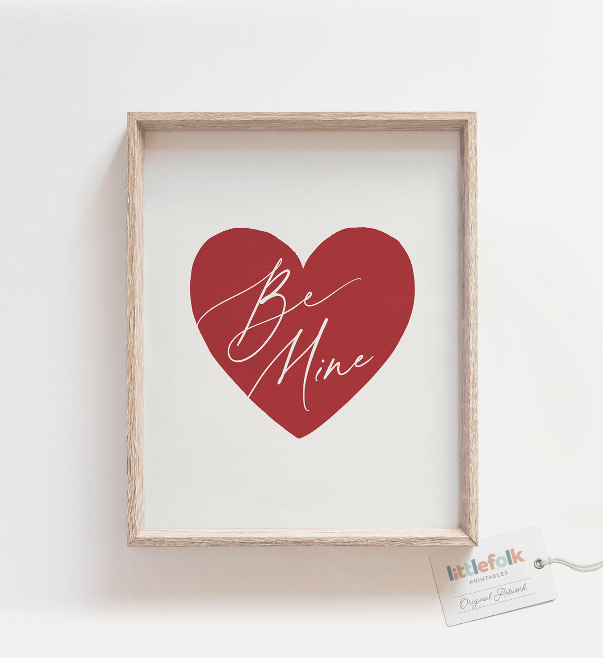 Be Mine Heart Print