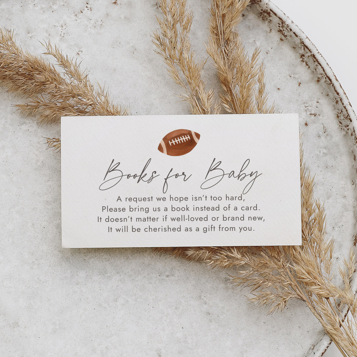 Football Books for Baby Template