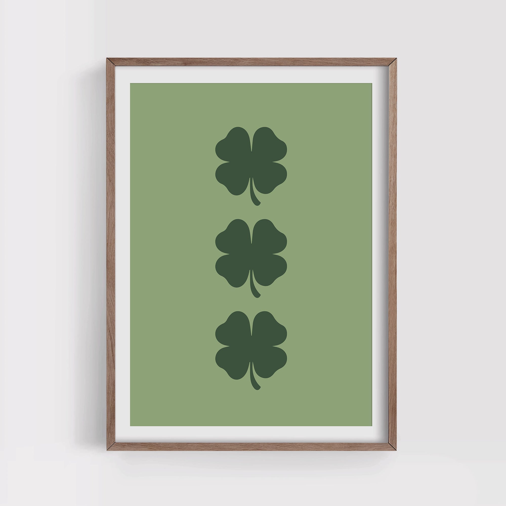 3 Clovers Print