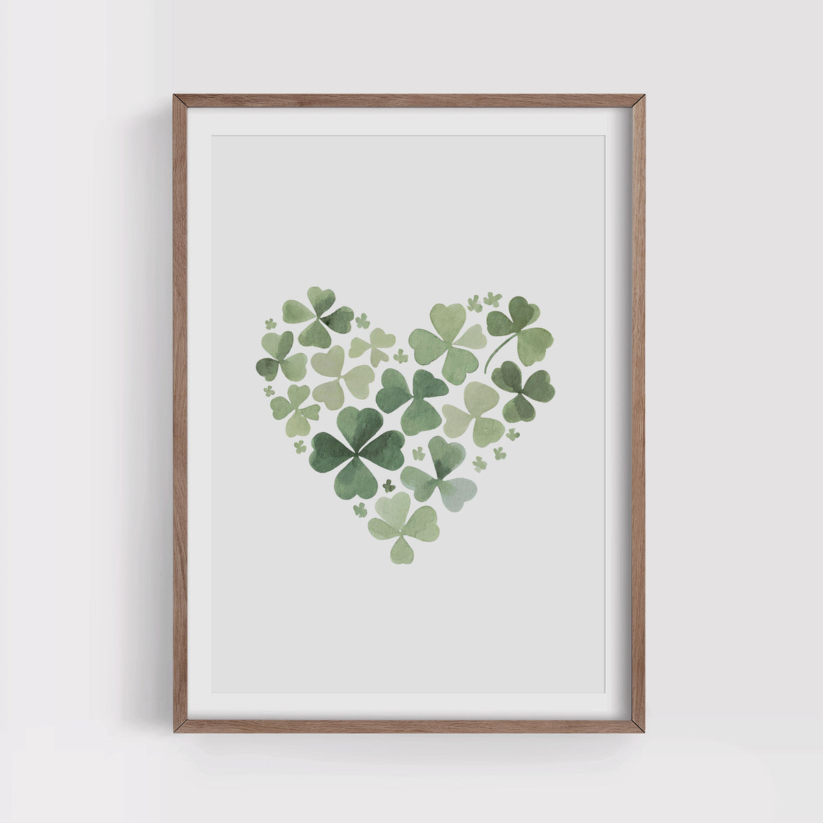 Clover Heart Print