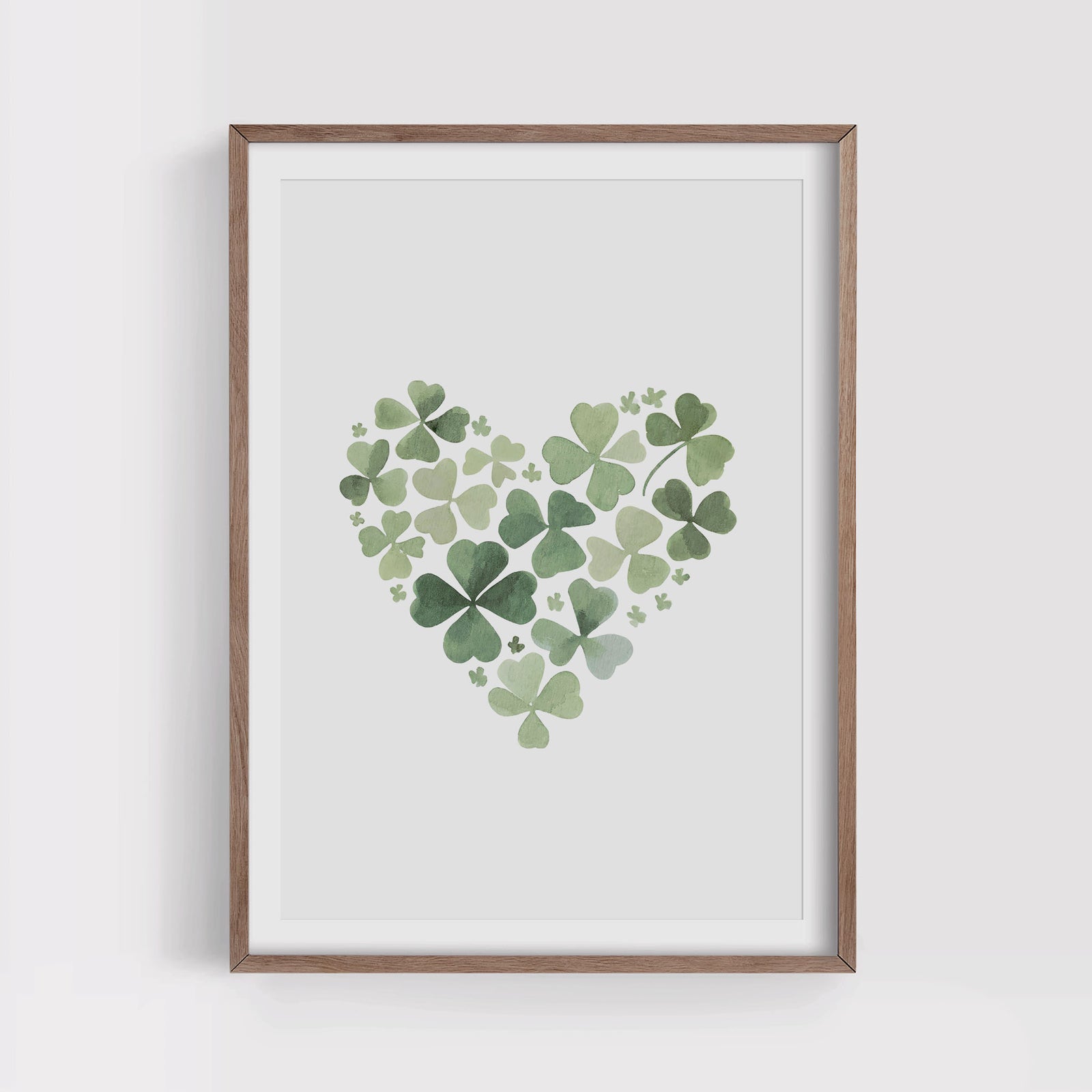 Clover Heart Print