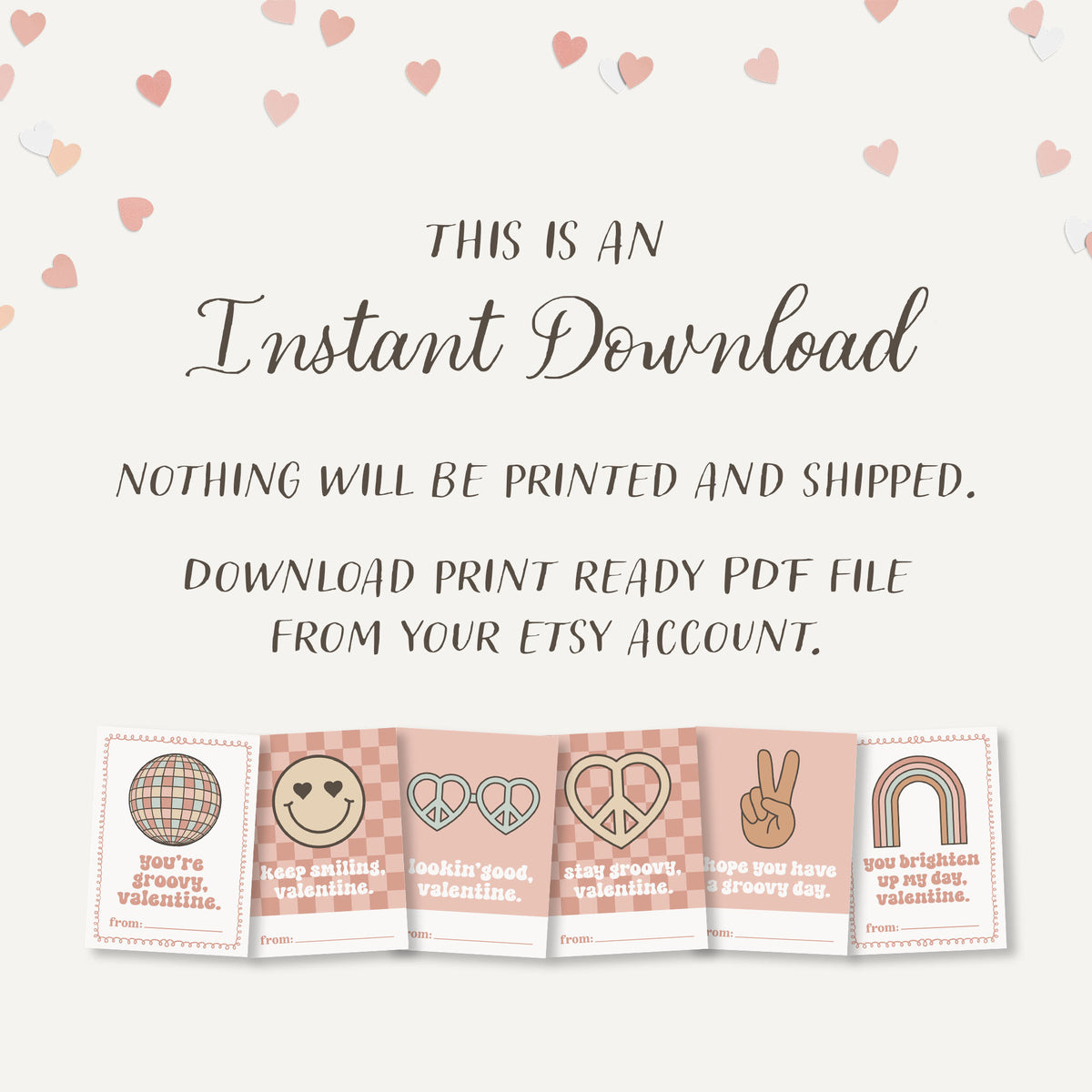 Groovy Valentine&#39;s Cards