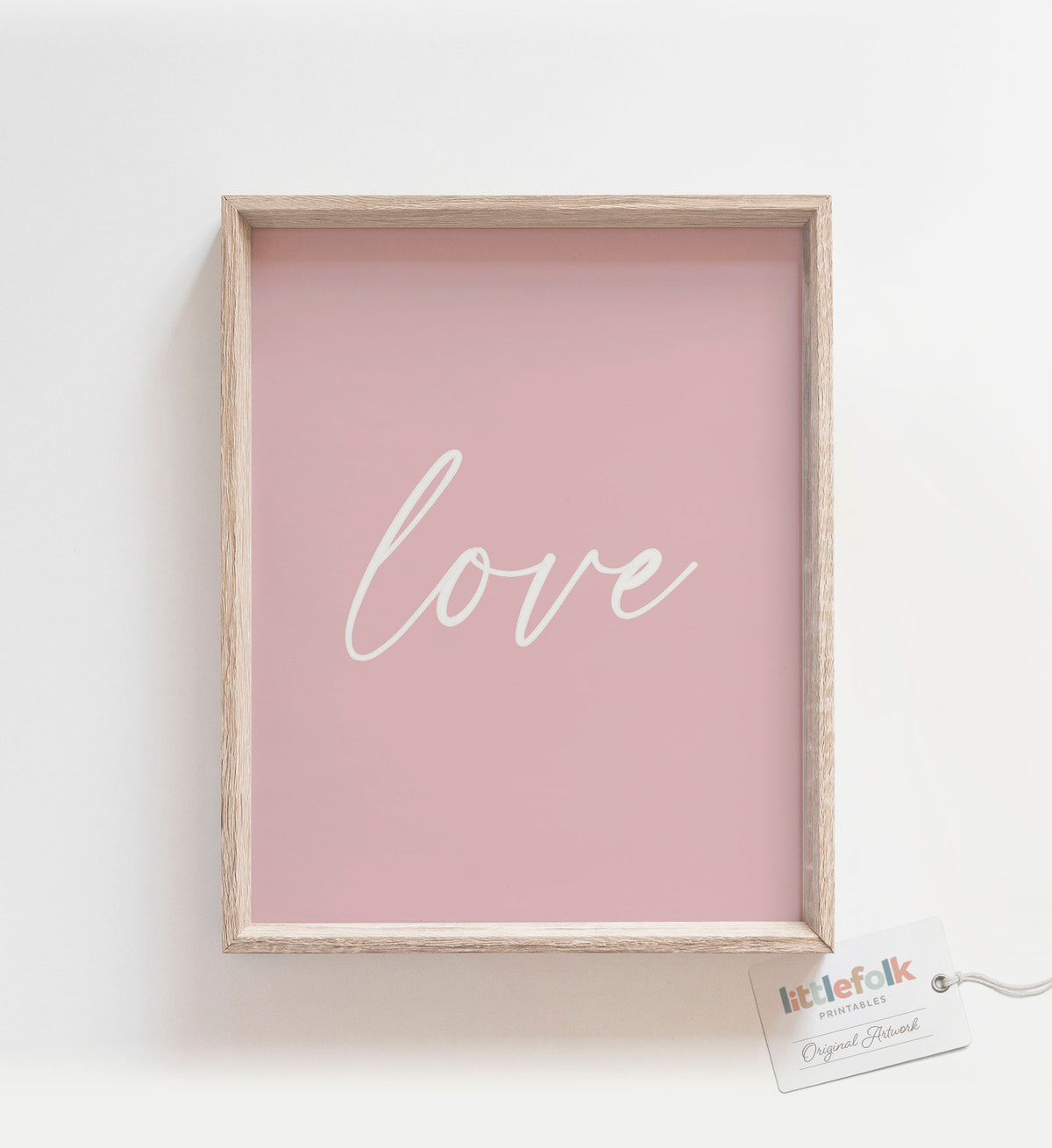 Pink Love Print