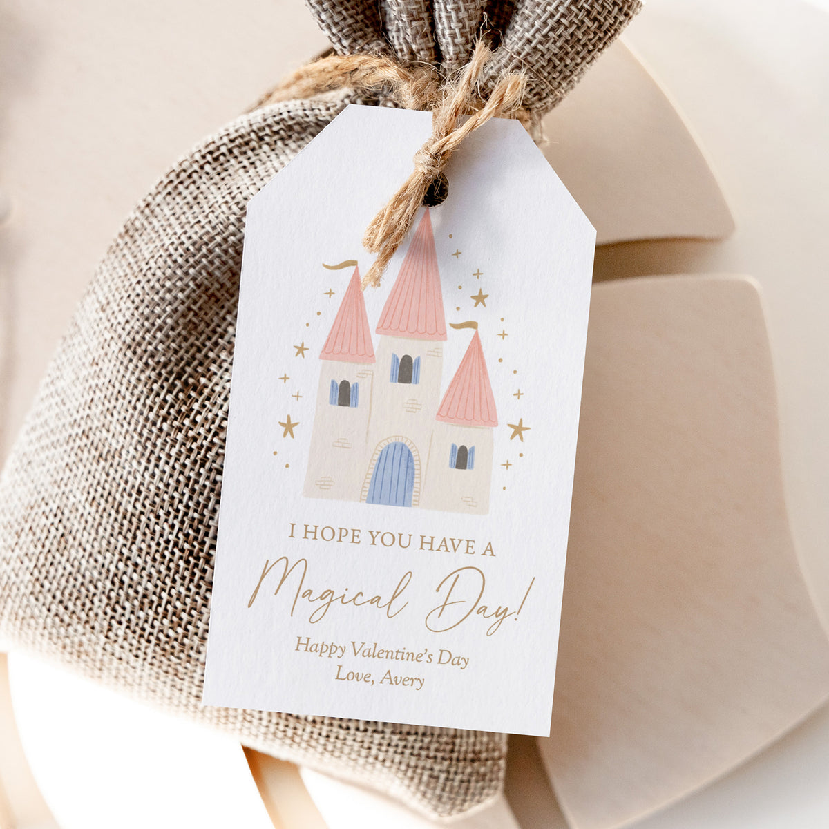 Princess Valentine&#39;s Tag Template