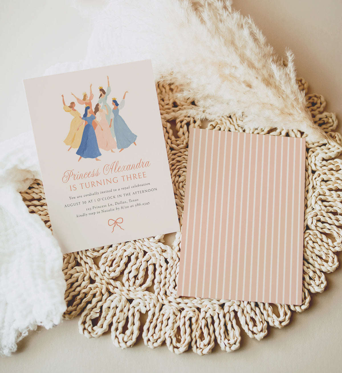 Dancing Princesses Birthday Invitation Template