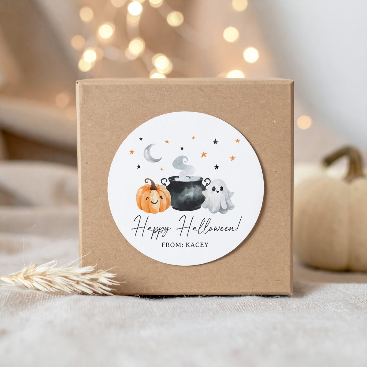 Halloween Tag Template (Cauldron)