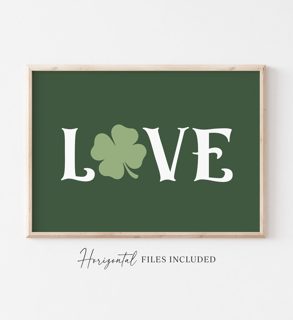 Love St. Patrick&#39;s Day Print