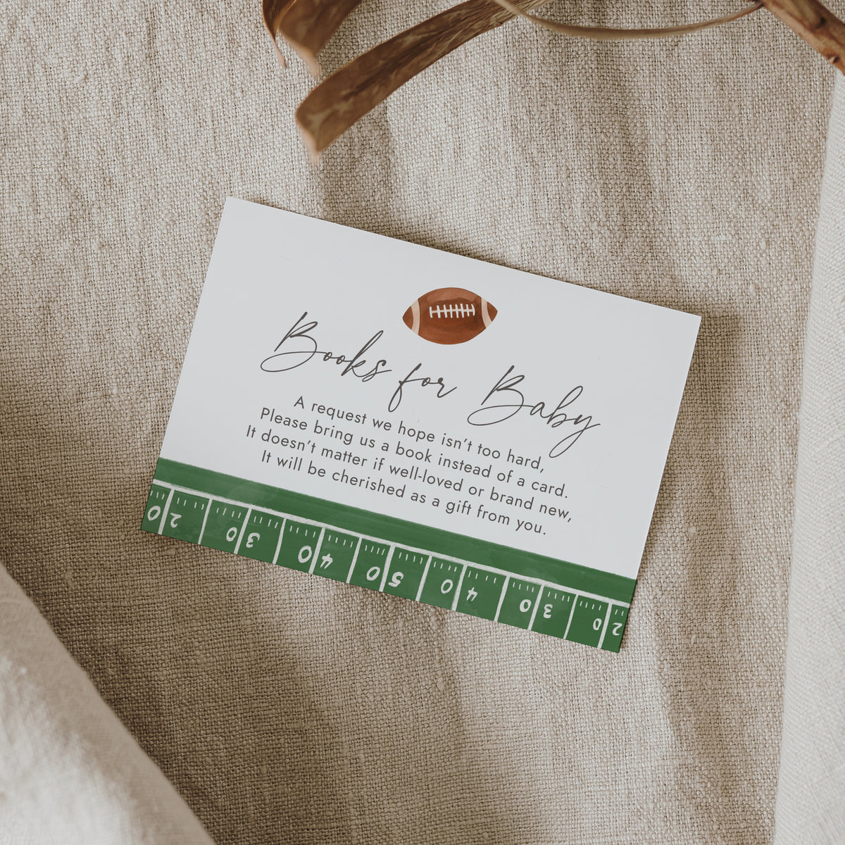 Football Books for Baby Template