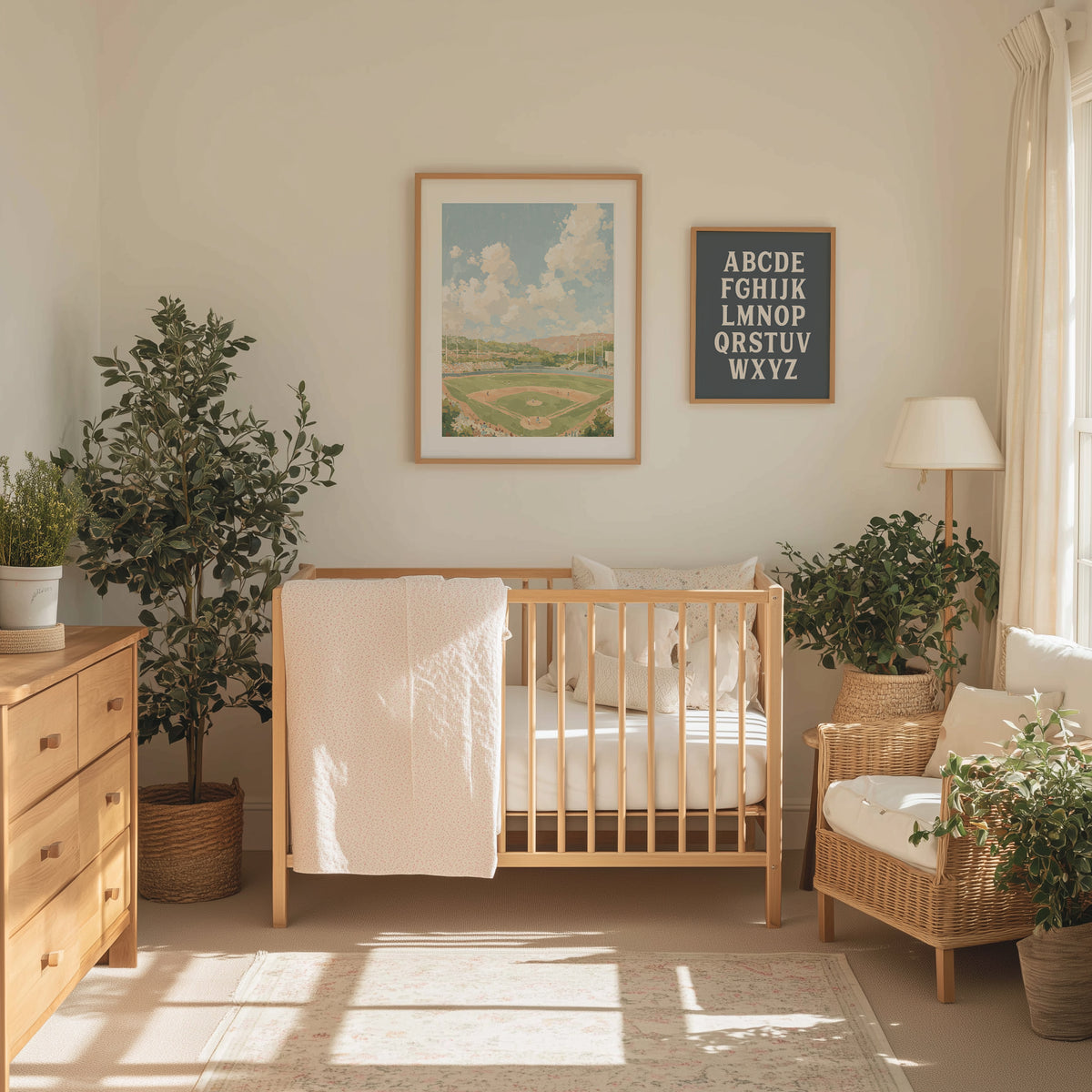 Vintage Baseball Wall Art