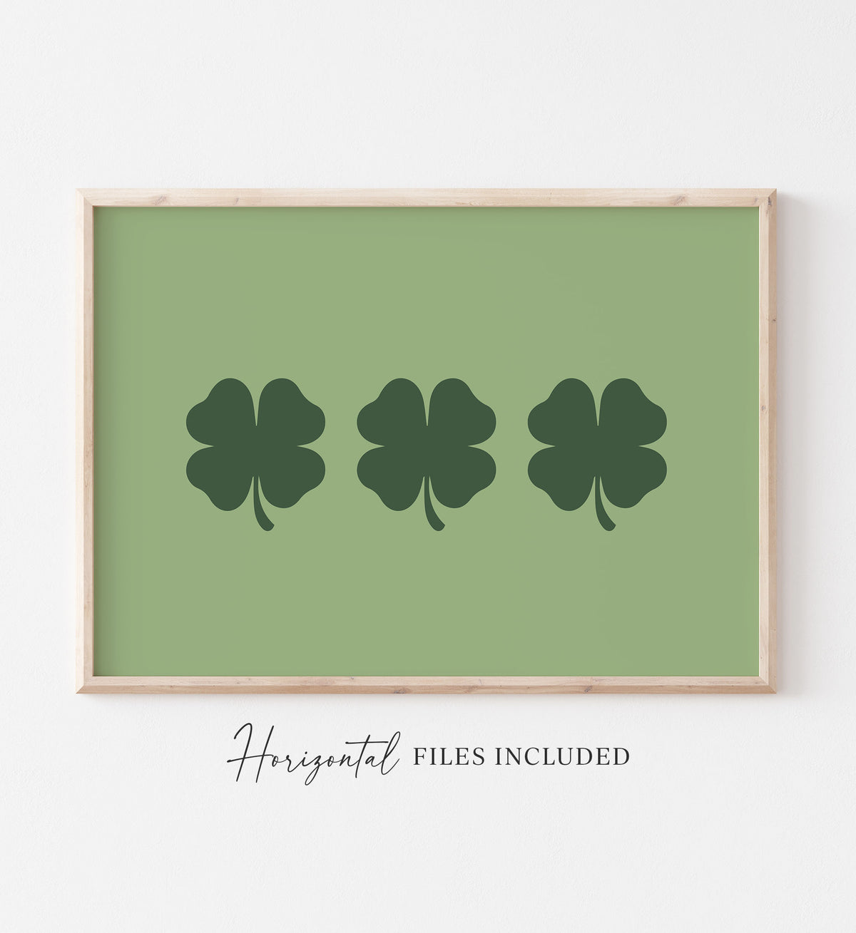 3 Clovers Print