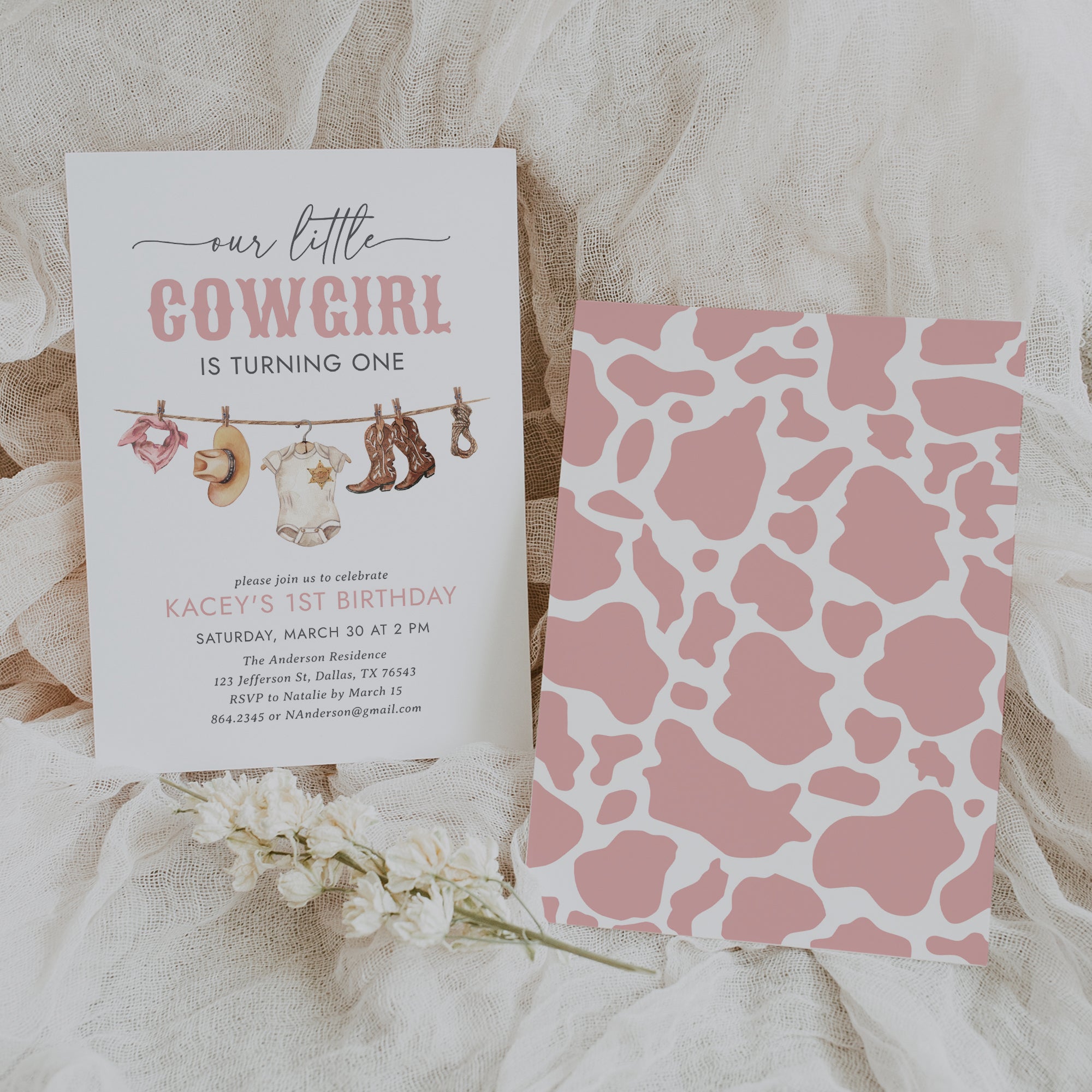 Editable Pink Cowgirl Birthday Invitation Template - Little Folk Printables editable-pink-cowgirl-birthday-invitation-template-little-folk-printables