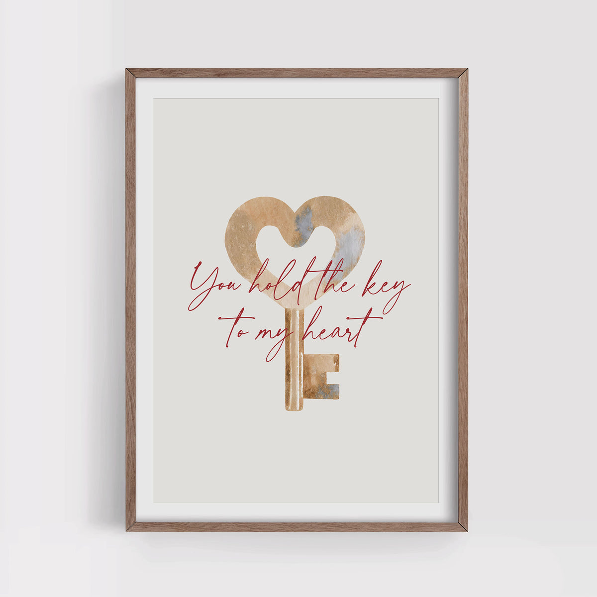 Key to My Heart Print