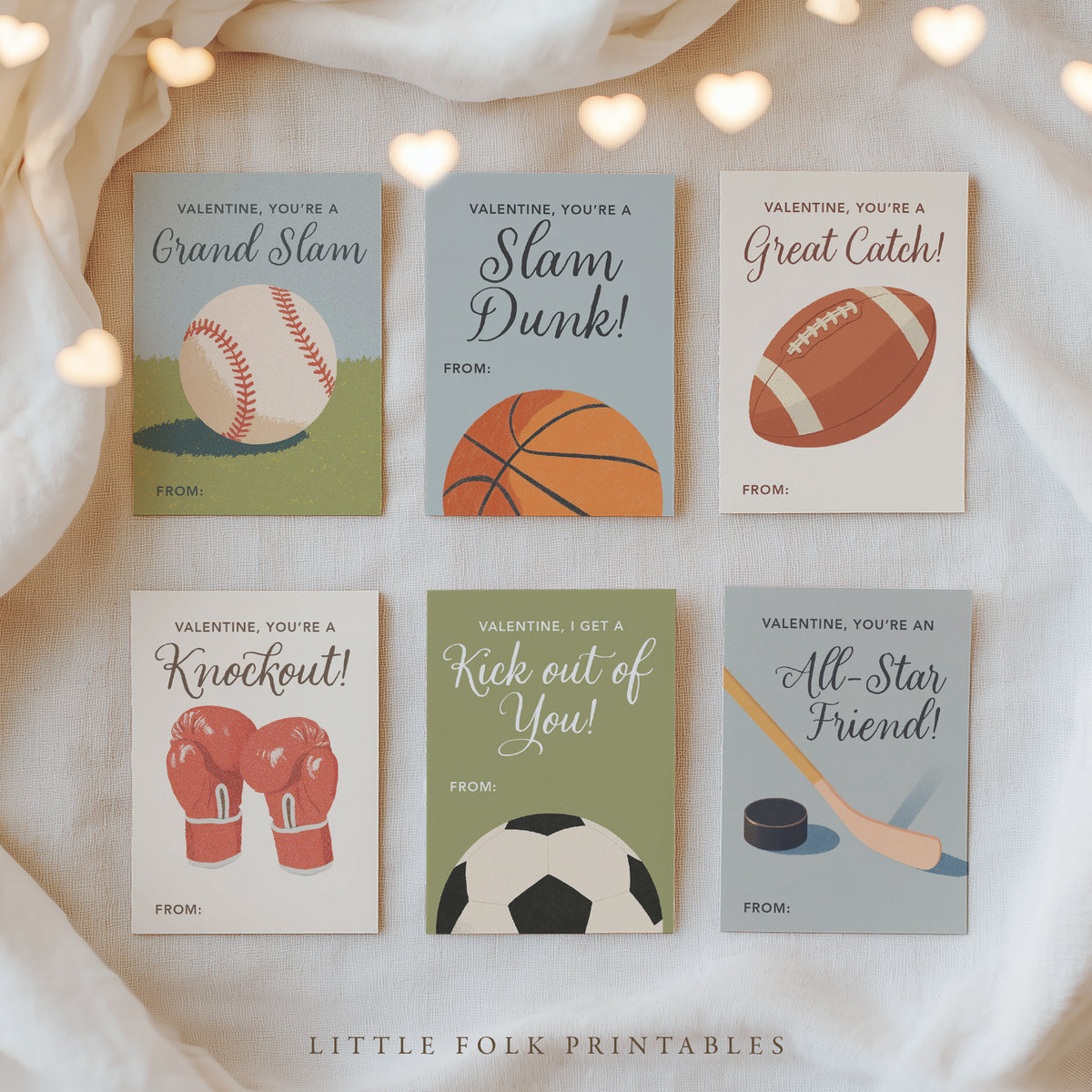 Sports Valentine's Cards