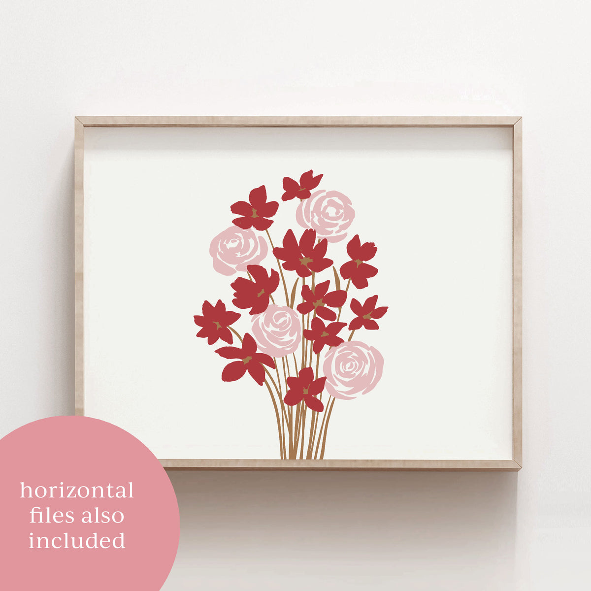 Valentine&#39;s Bouquet Print