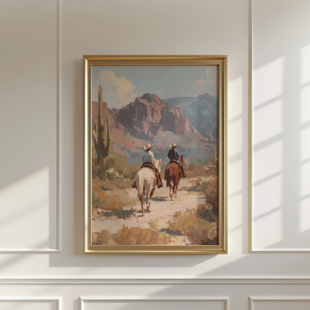 Vintage Cowboy Western Nursery Wall Art
