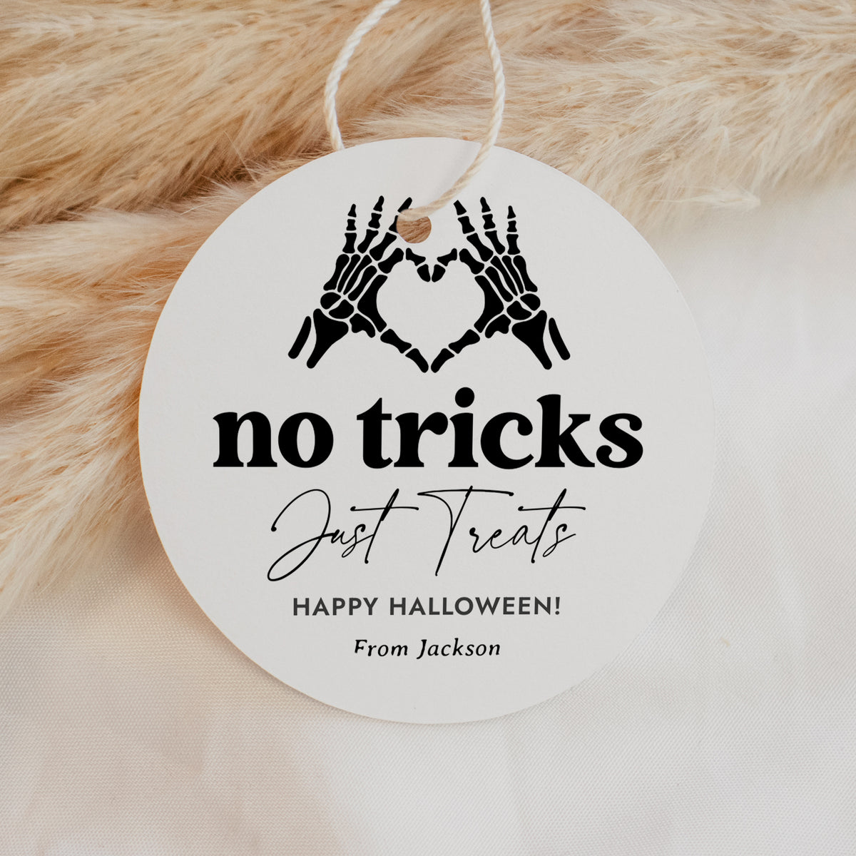 Halloween Tag Template (No Tricks Round)