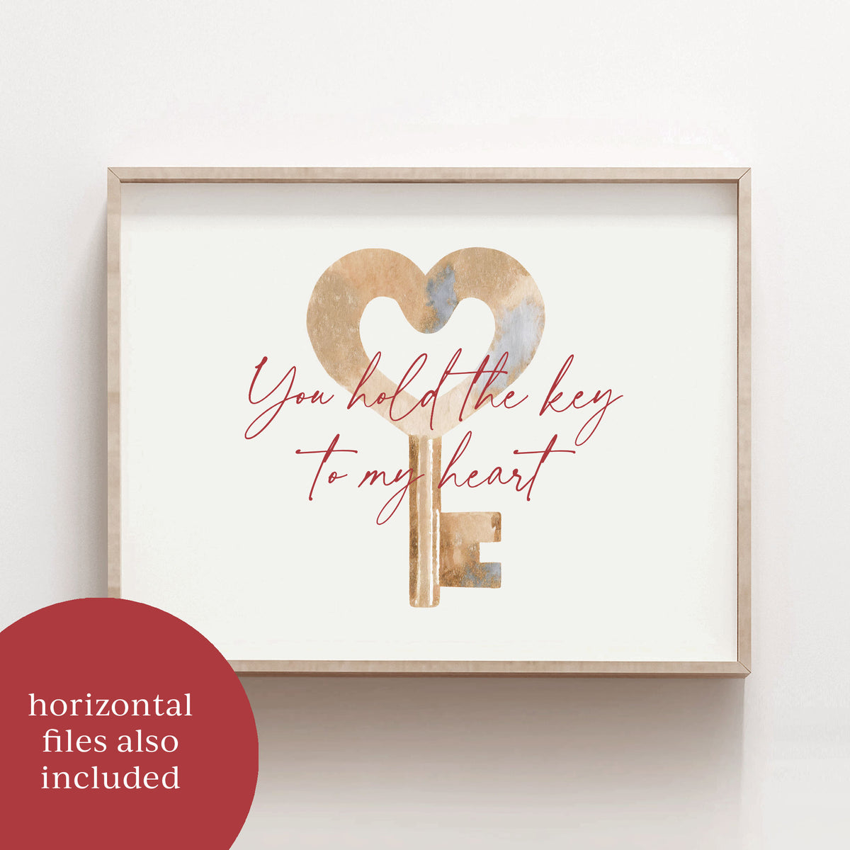 Key to My Heart Print