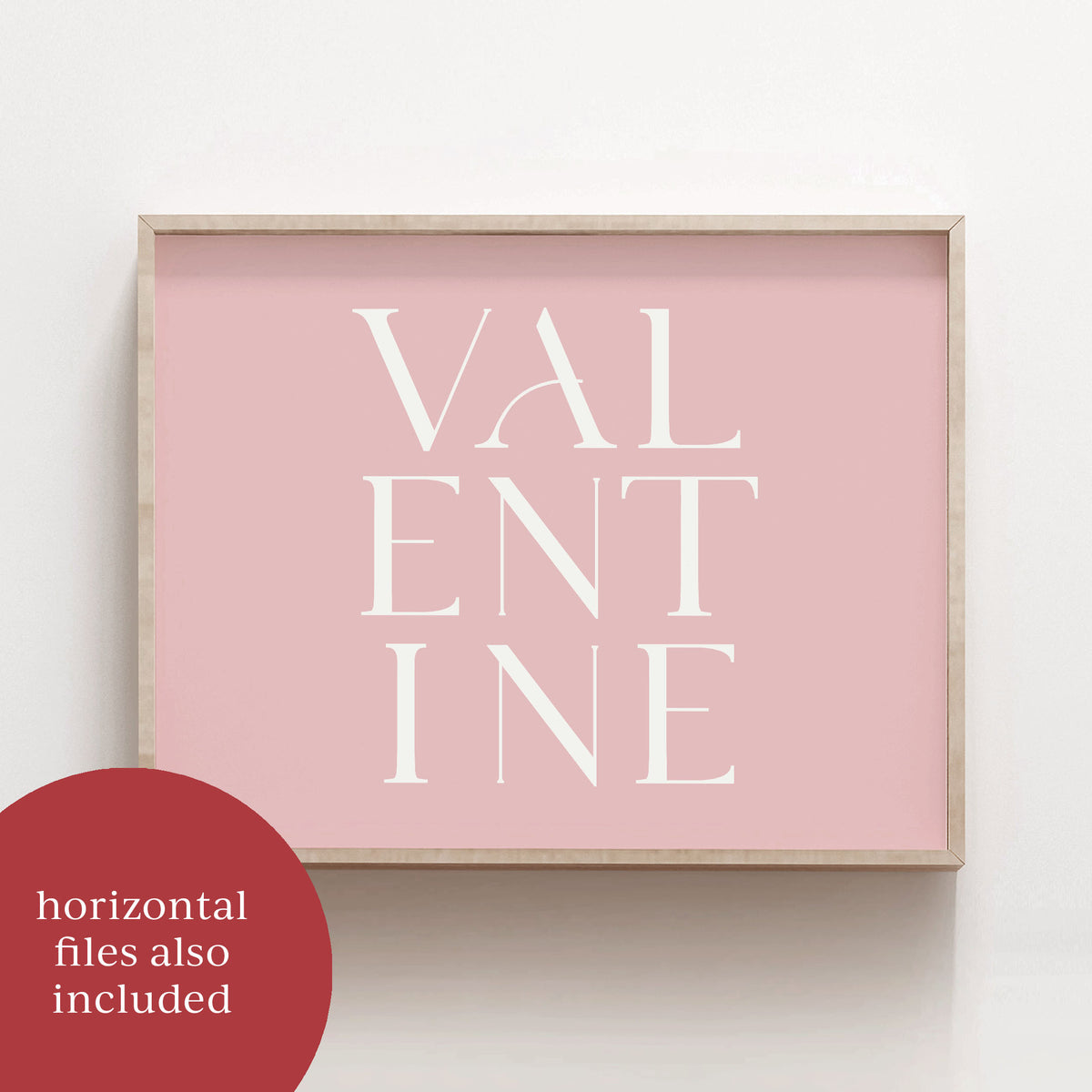 Pink Valentine Print
