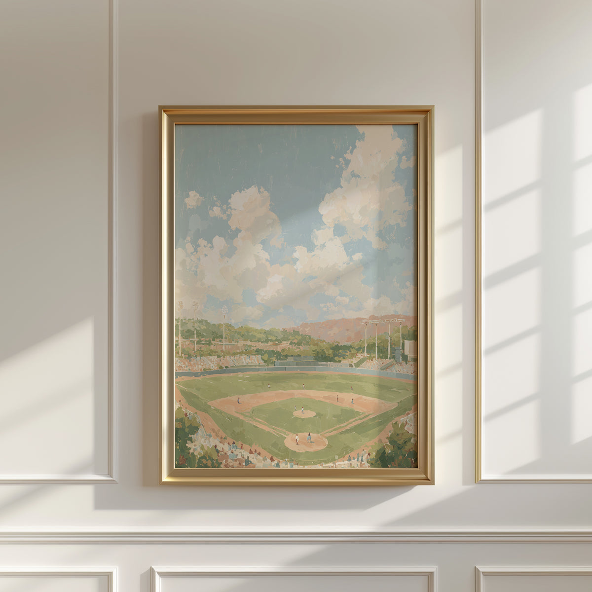 Vintage Baseball Wall Art