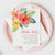 Tropical Hibiscus Baby Shower Invitation