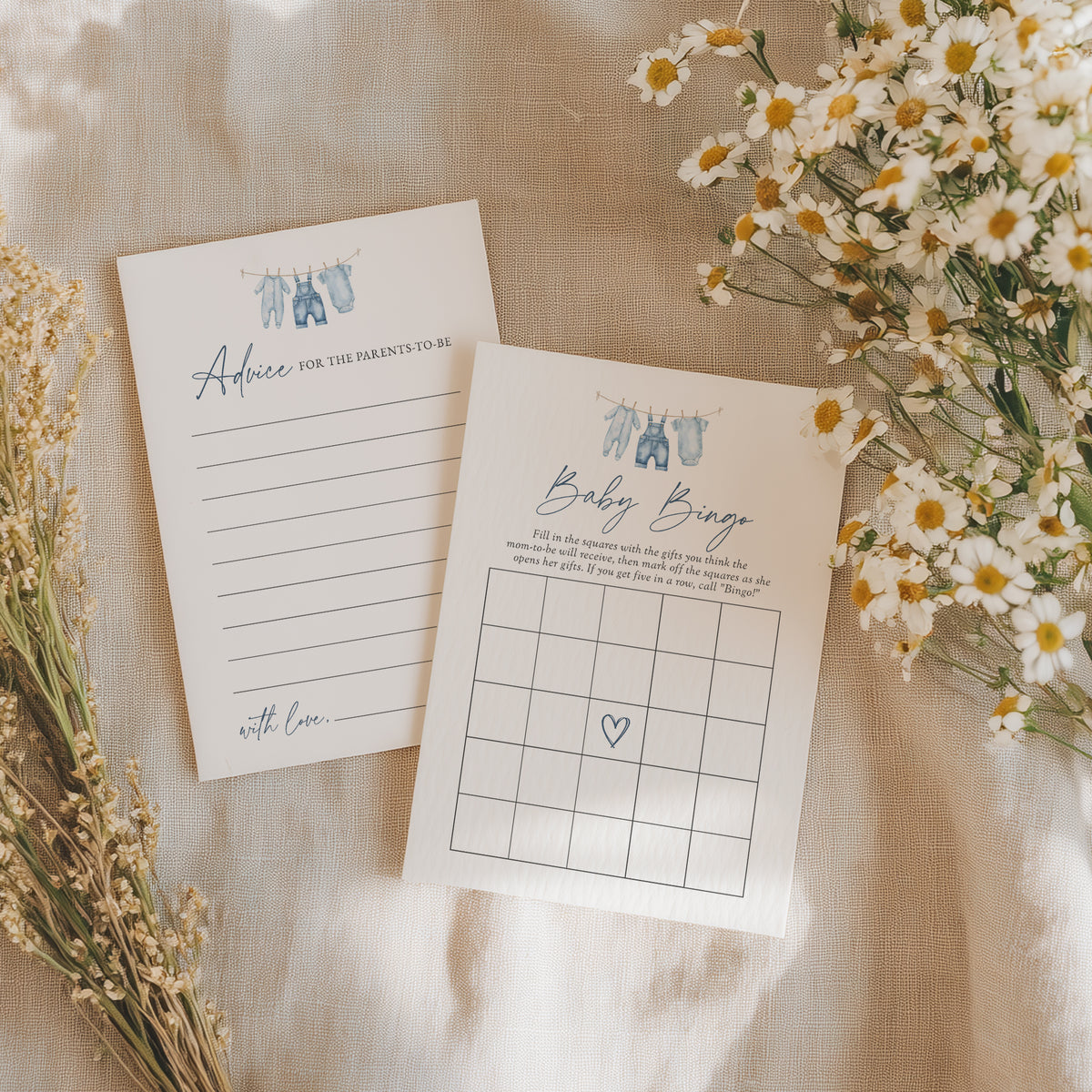 Blue Jean Baby Shower Games