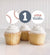 Printable Baseball Birthday Cupcake Toppers