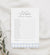 Editable Blue Gingham Baby Shower Wishes for Baby Template