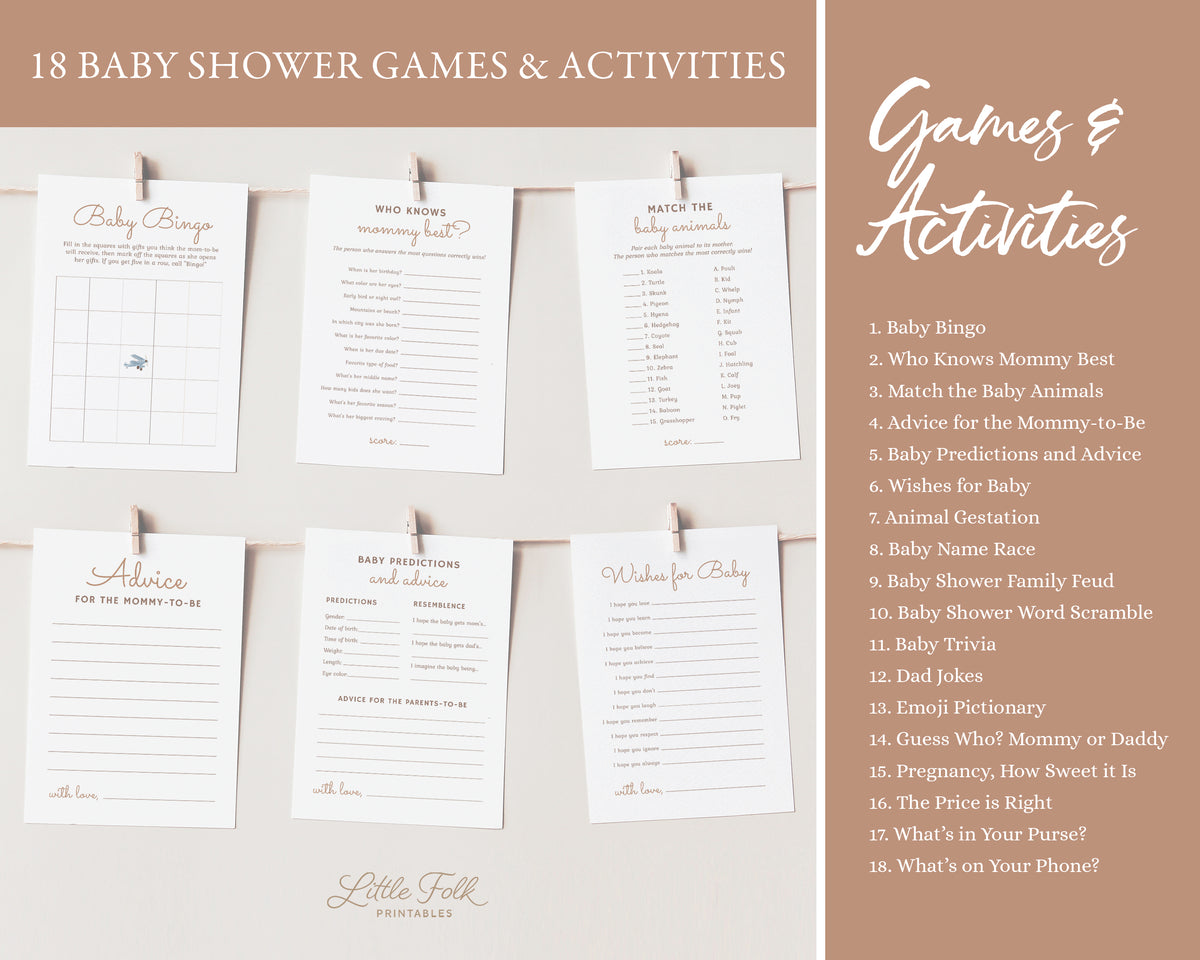 Editable Airplane Baby Shower Invitation Bundle