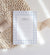 Editable Blue Gingham Baby Shower Advice Card Template