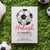 Editable Pink Soccer Birthday Invitation