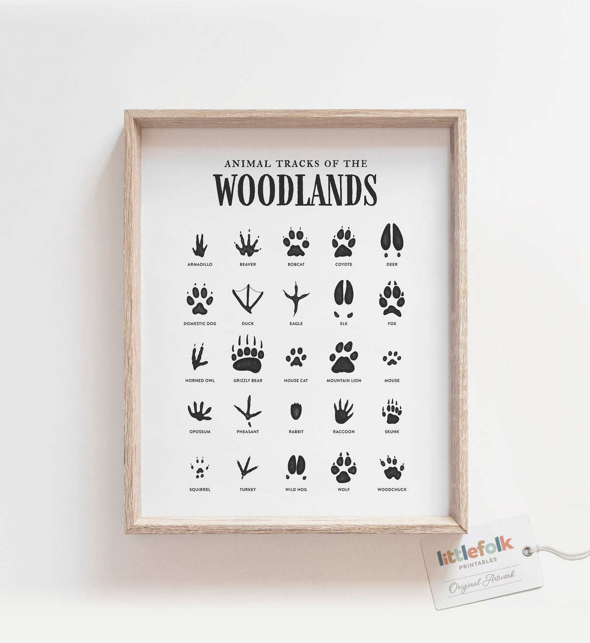 Animal Tracks Print
