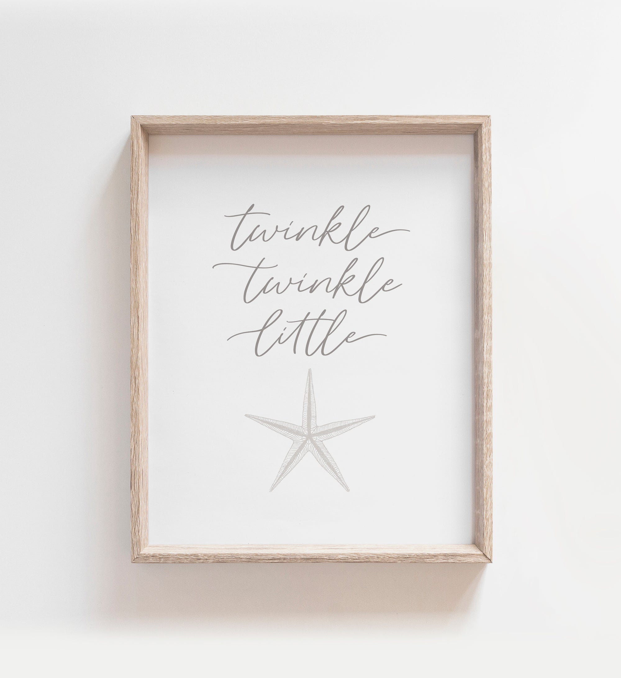 Twinkle Twinkle Little Starfish Print