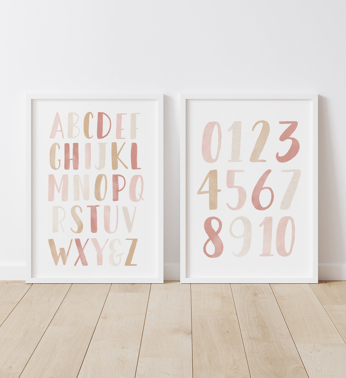 Alphabet and Numbers Set of 2 Prints - PNCP