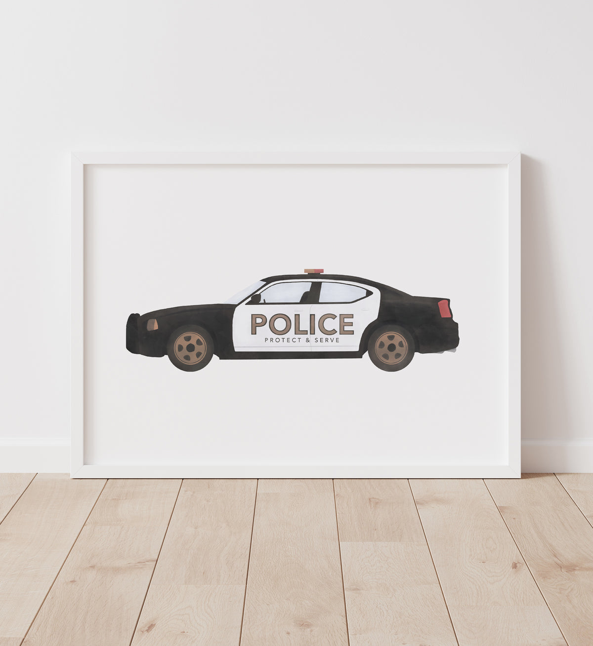 Police Car Print