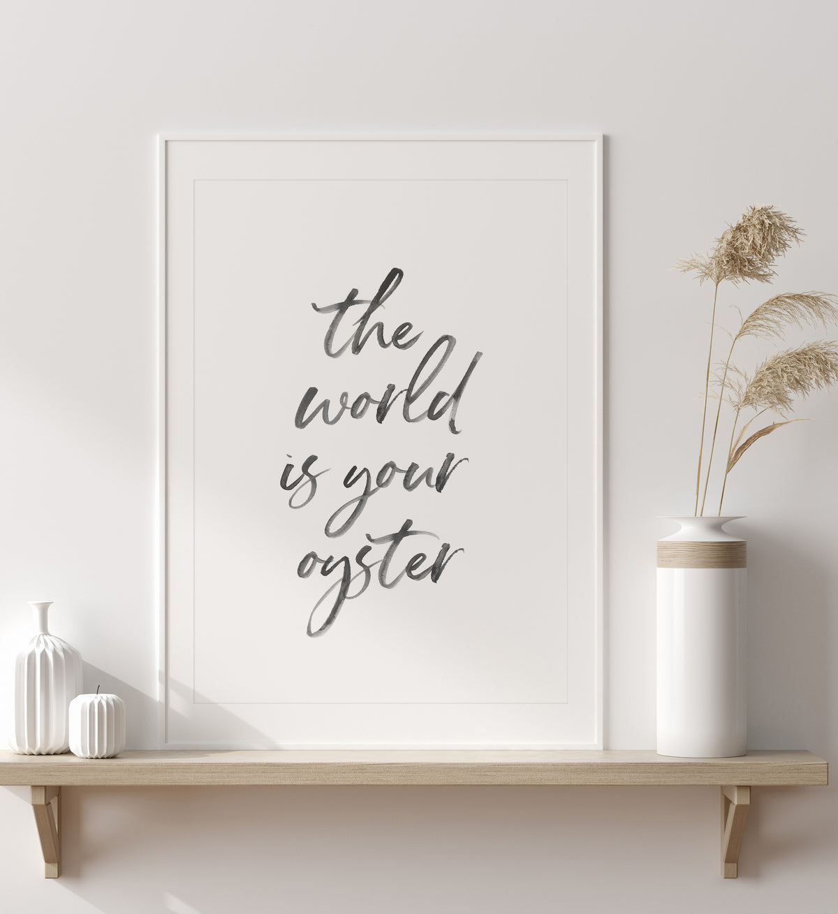 The World is Your Oyster Print