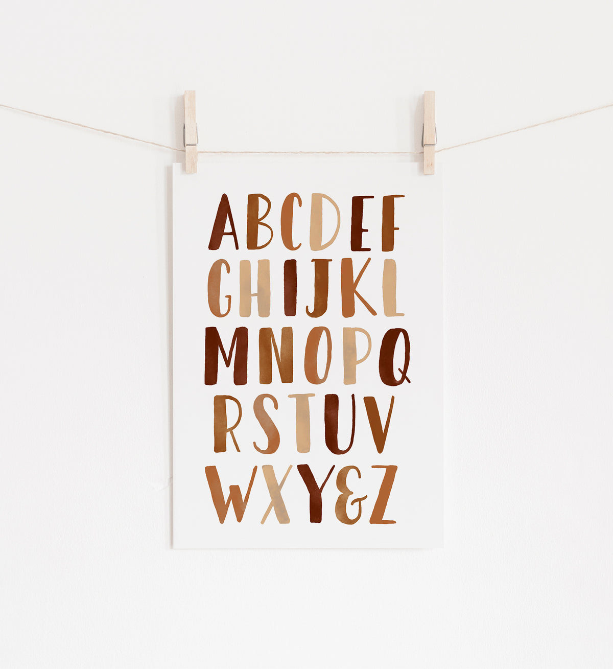 Alphabet and Numbers Set of 2 Prints - BOCP