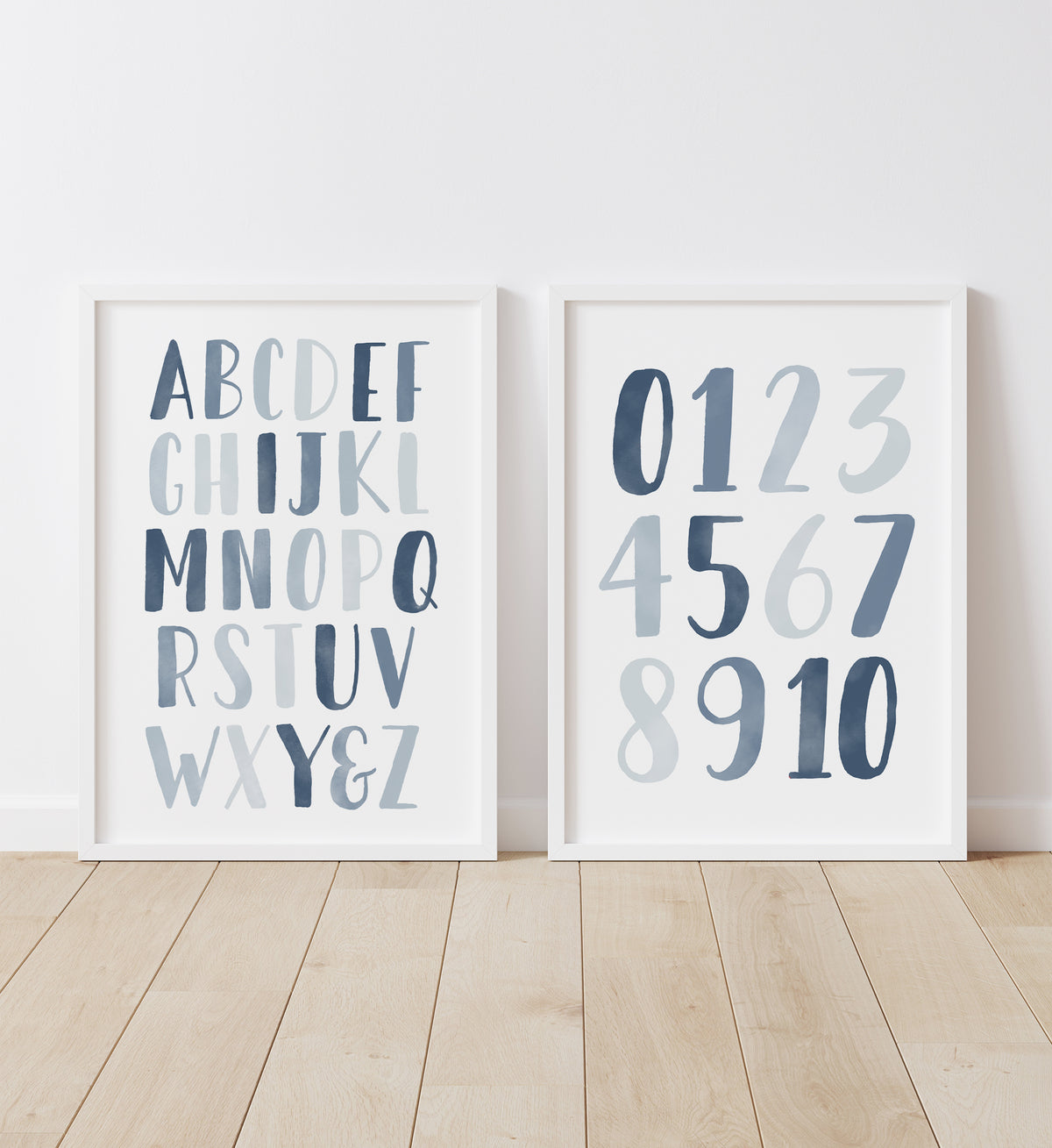 Alphabet and Numbers Set of 2 Prints - NBCP