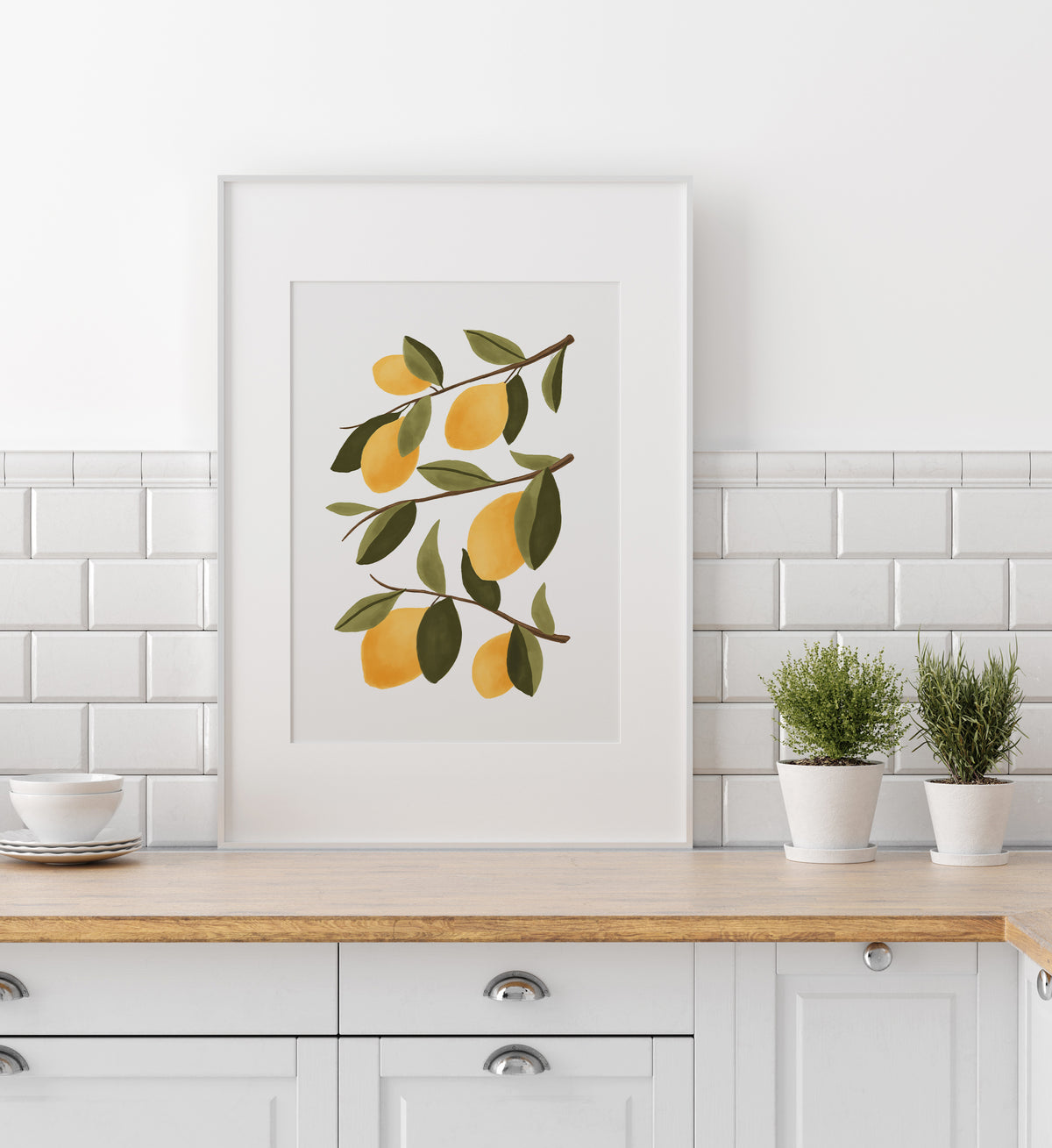 Orange and Lemon Botanical Prints