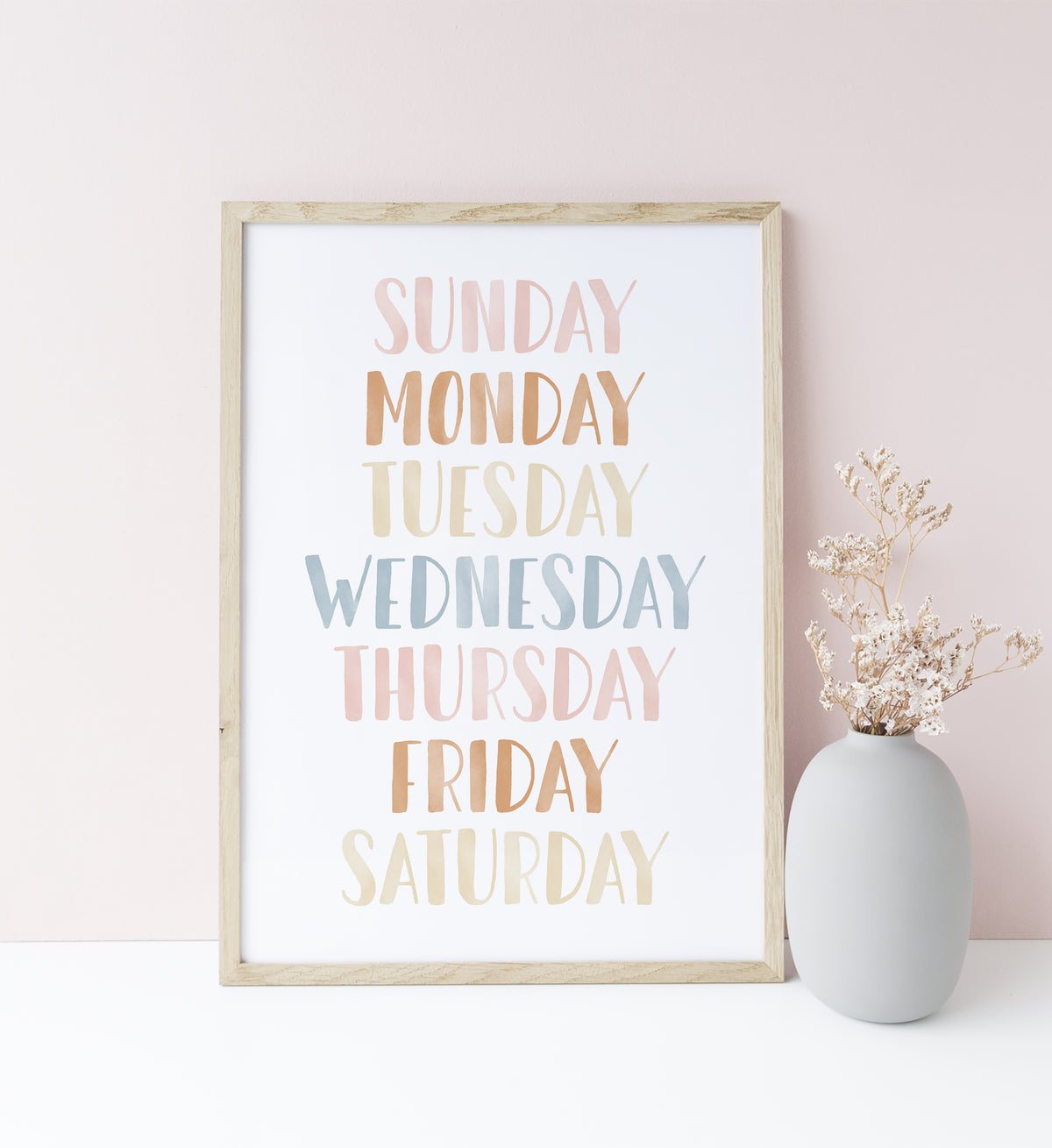 Days of the Week Print - BHCP
