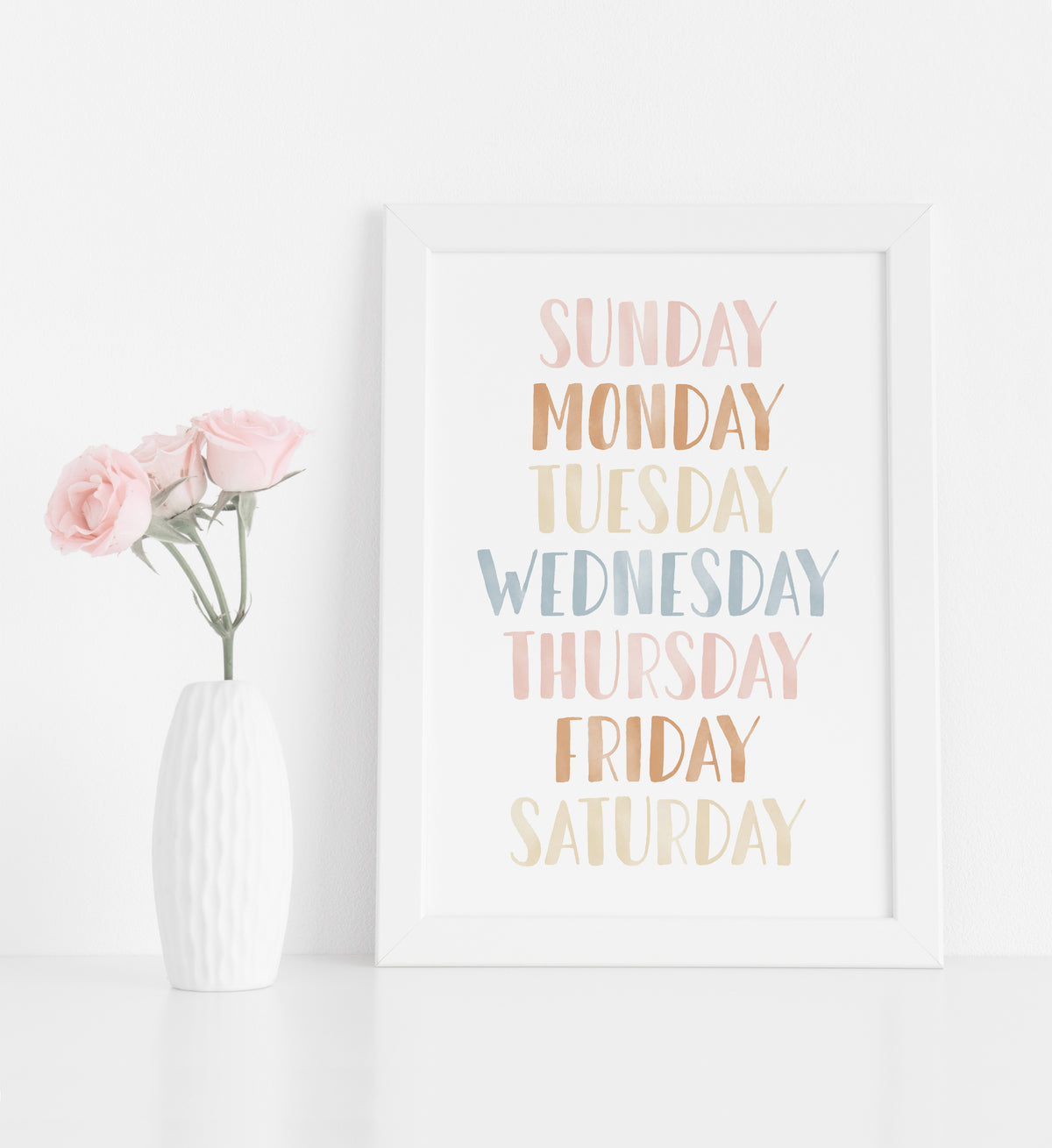 Days of the Week Print - BHCP