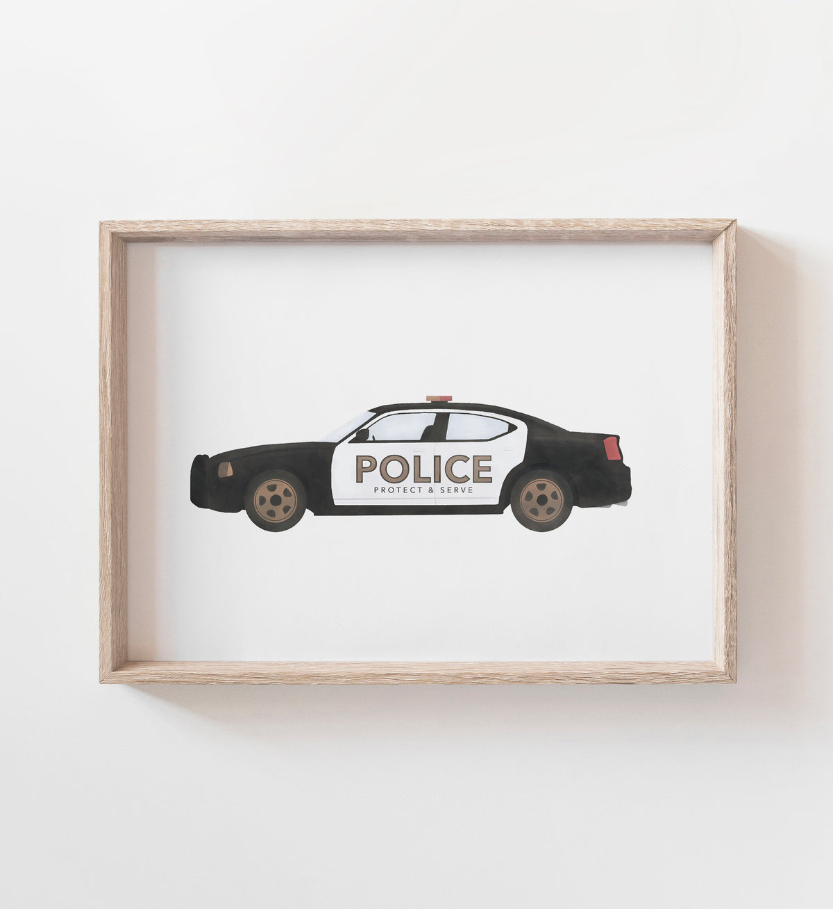 Police Car Print