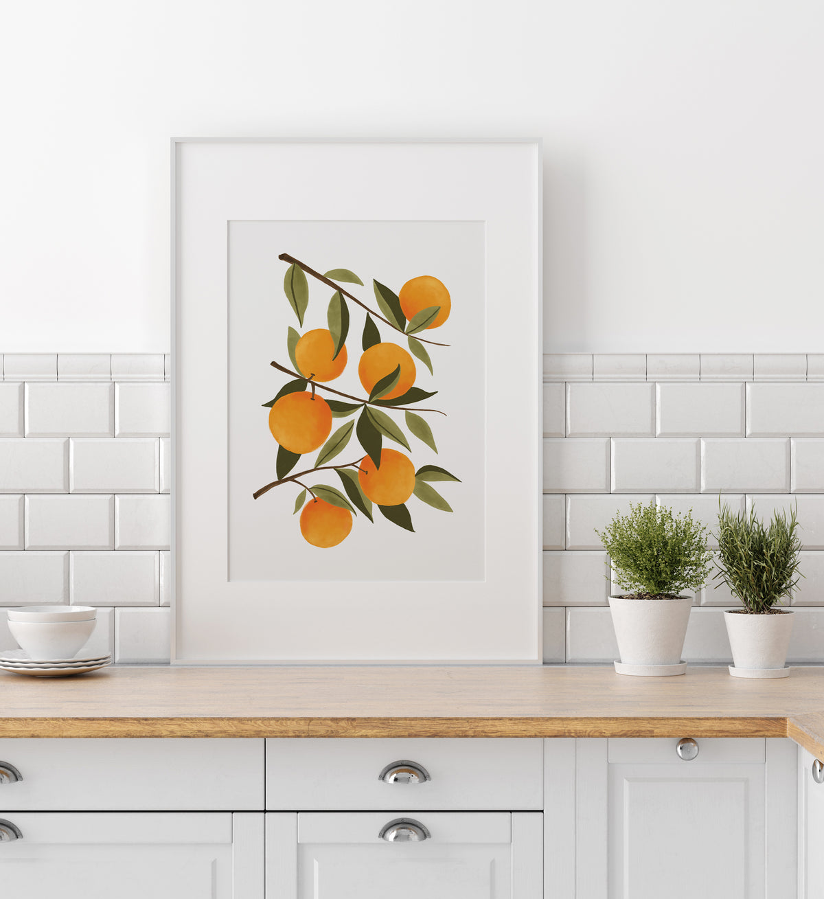 Orange and Lemon Botanical Prints