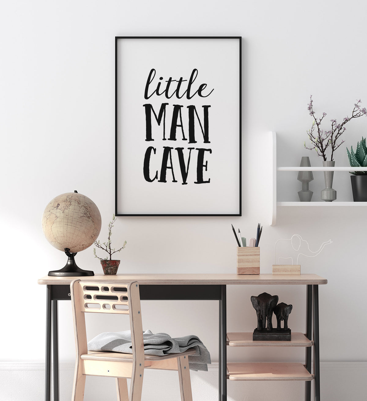 Little Man Cave Print
