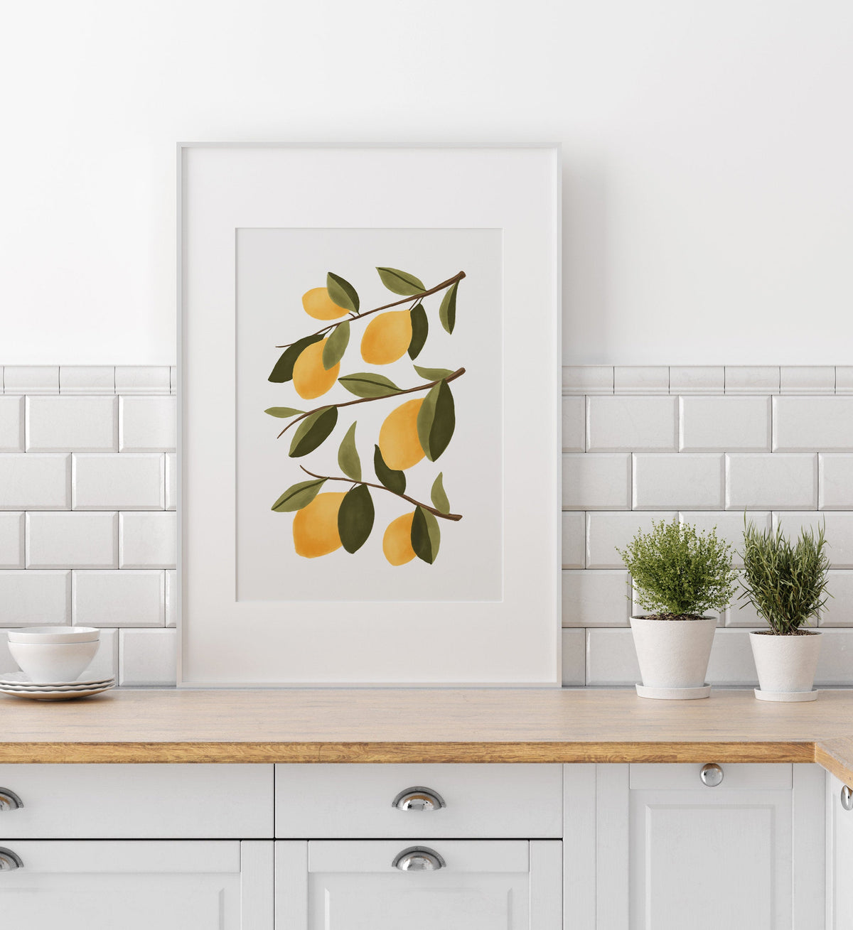 Lemon Botanical Print