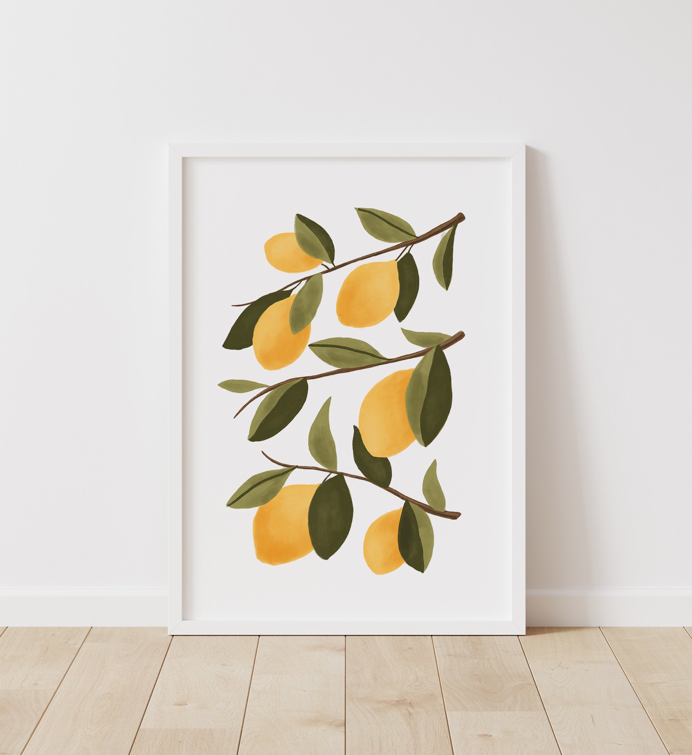 Lemon Botanical Print - Little Folk Printables