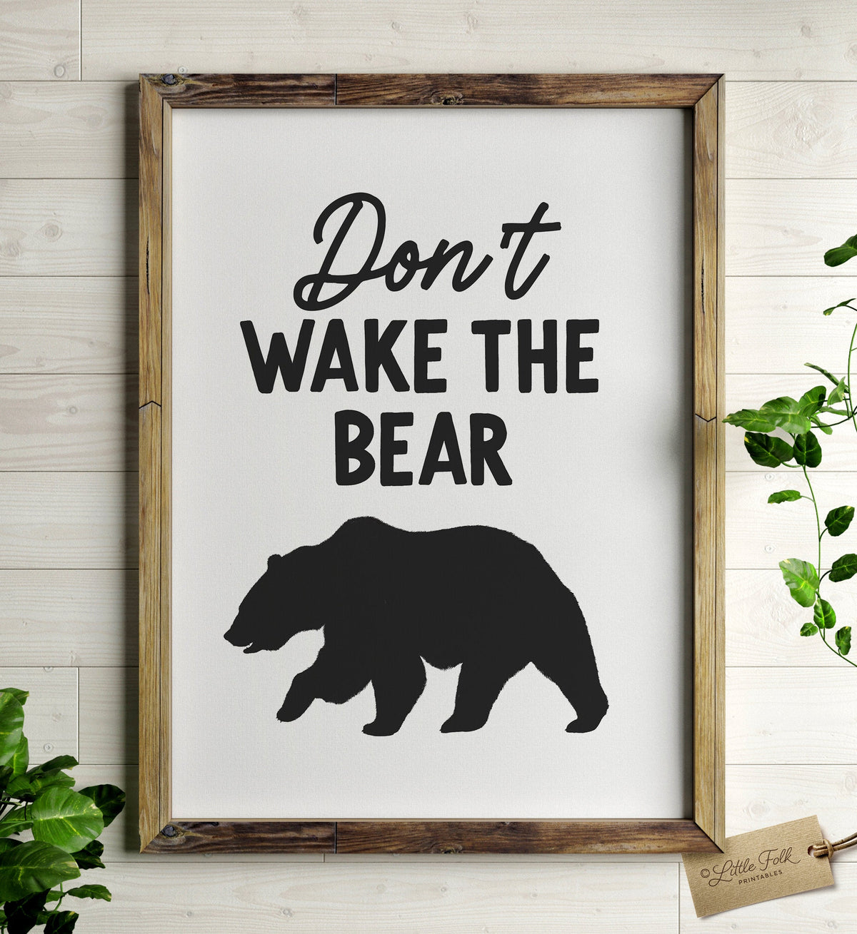 Don&#39;t Wake the Bear Print