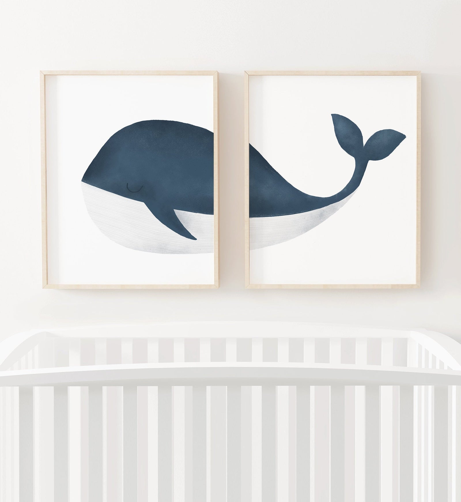 Blue Whale Set of 2 Prints