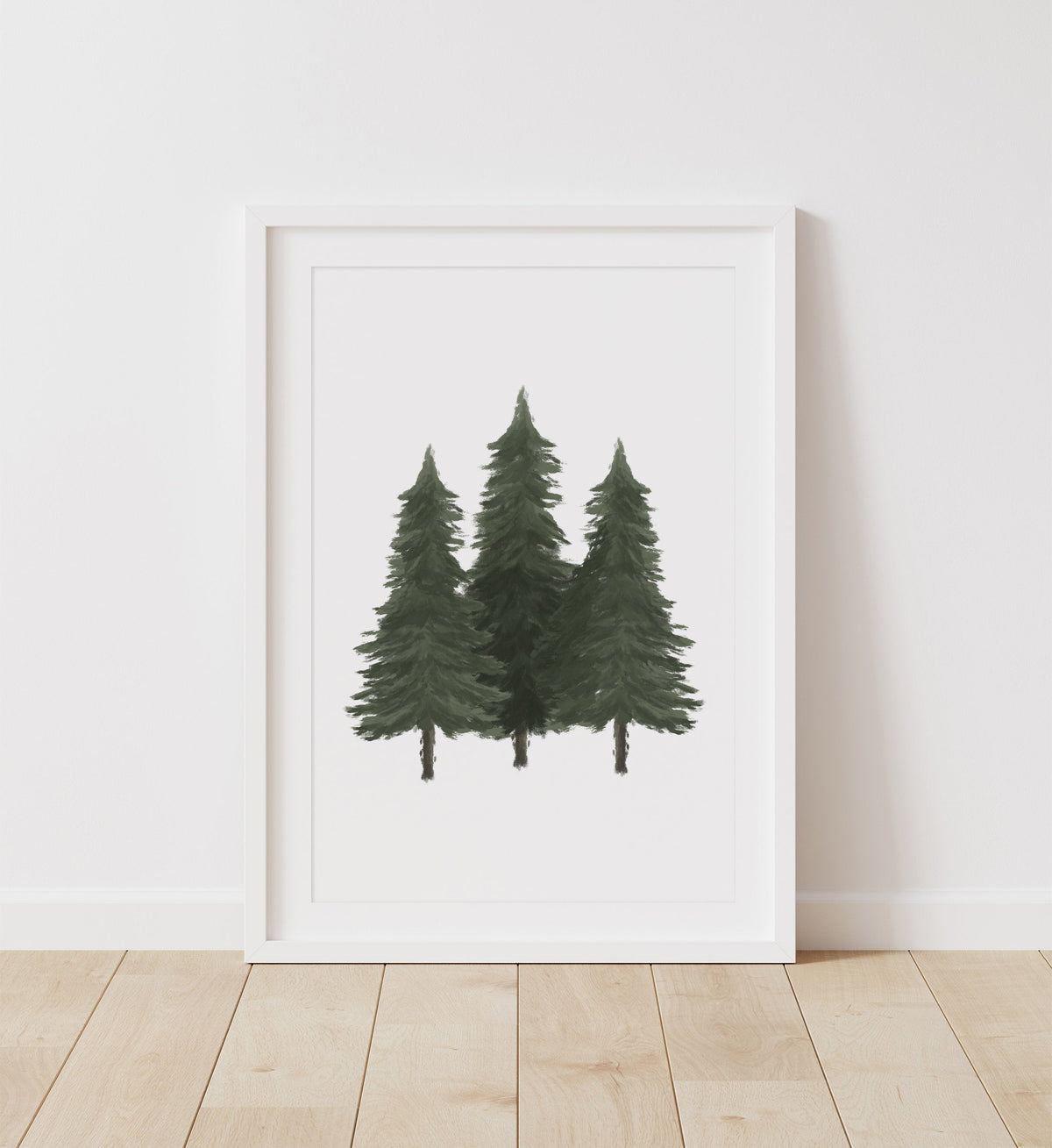3 Pine Trees Print