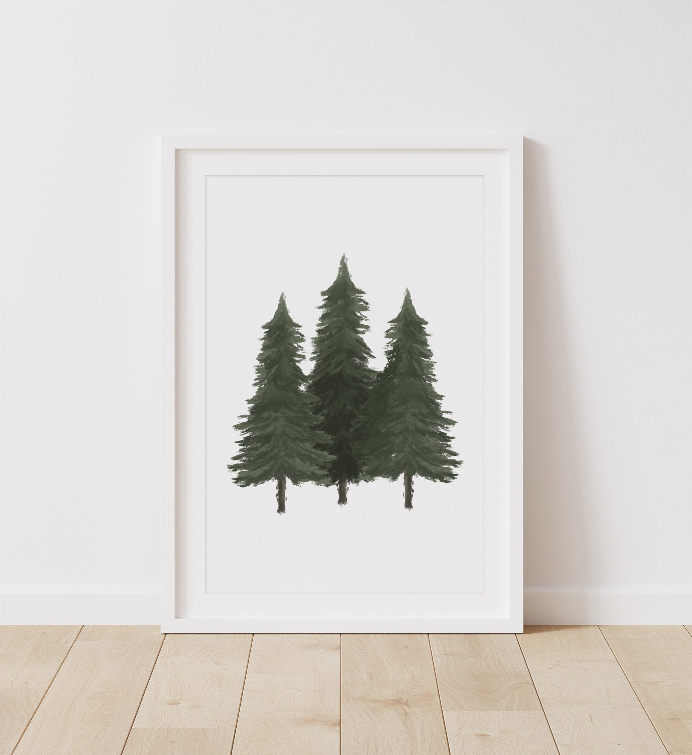 3 Pine Trees Print Little Folk Printables