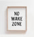 No Wake Zone Print